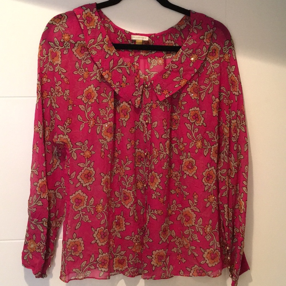 NWOT Anthropologie silk blouse